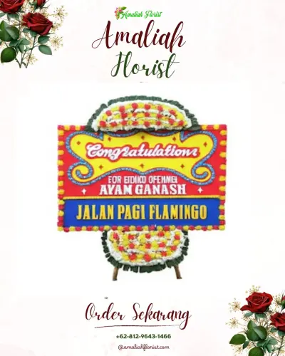Bunga Papan Congratulation di Sidorenggo